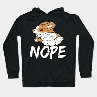 Nope - Corgi (62) Hoodie